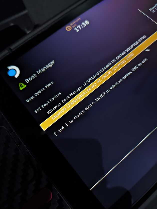 Dual-boot setup on Steam Deck